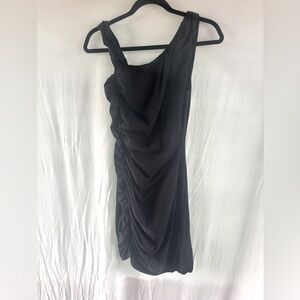 Velvet by Graham & Spencer Black Mini Dress- Medium- EUC -Black